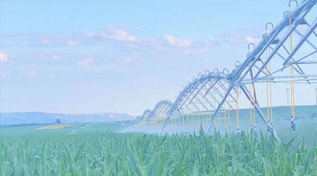 Installation of a traction irrigation machine for irrigation of 4 fields in Romania