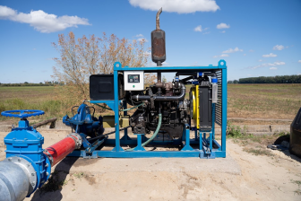 COMPLEX OF WORKS ON START-UP OF A PUMPING STATION